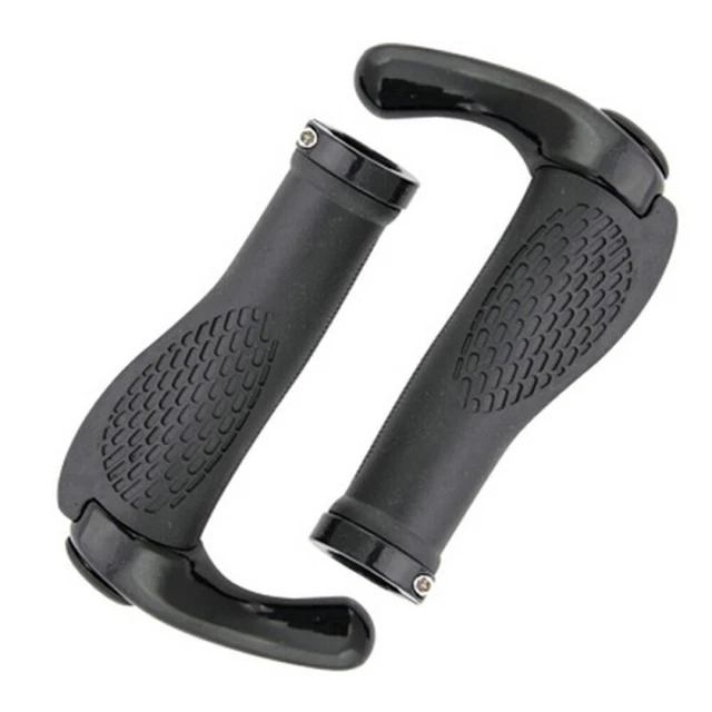 Manopole Bici In Pelle PU Marrone: Ergonomiche E Lock-On Per Manubrio 22,2 Mm (Mountain Bike, BMX, E-bike) - 4
