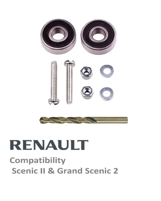 DIY  Renault Scenic II & Grand Scenic 2 Driver Wiper Arm Repair Set with manual 3