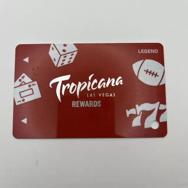 Obsolete TROPICANA Las Vegas Casino Players Card Legend NEW