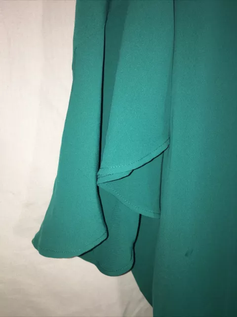 J JILL LARGE Wearever Collection 3X Top Short Flutter Sleeve Green ...