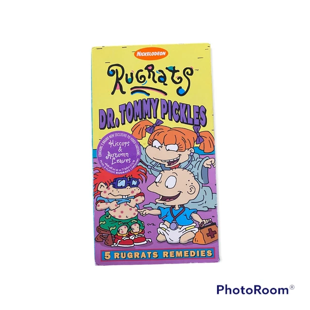 NICK RUGRATS DR. Tommy Pickles VHS Video Tape Nickelodeon Orange Rare