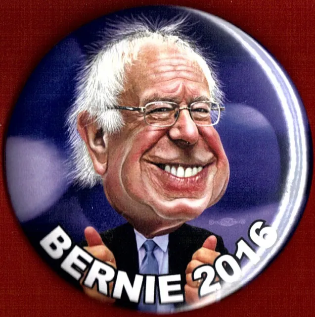 2016 Bernie Sanders 3"(Large Size) / Presidential Campaign Button (Pin 12L)