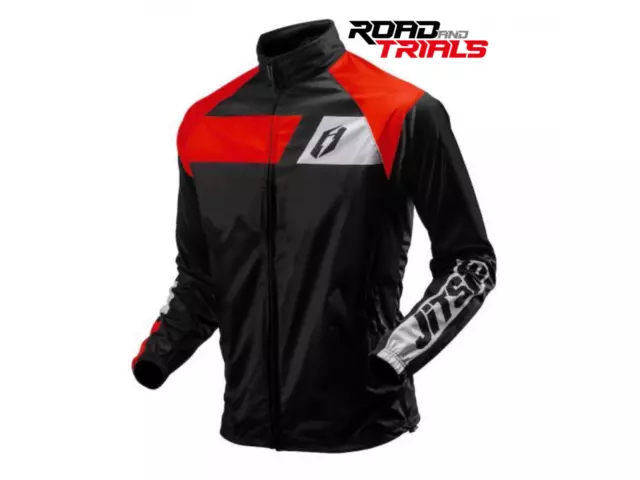 New Jitsie Lightweight Signal Jacket Trials Cycle Enduro MX RED & BLACK