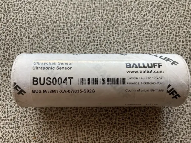 Neu Balluff BUS004T BUS ++ M18M1-XA-07/035-S92G ++Ultraschall Sensor Ultrasonic