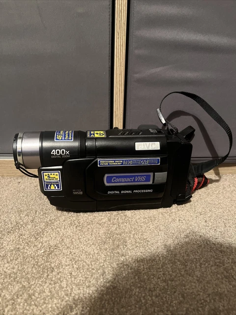 0114/Jvc Digital Signal Processing Compact Vhs Camcorder--Model; Gr-Fx12E--Used