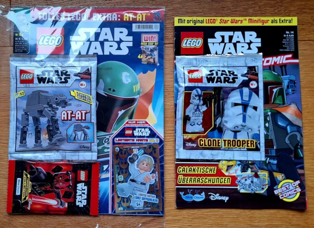 LEGO 2 Magazine STAR WARS Poster Comics NEU&OVP