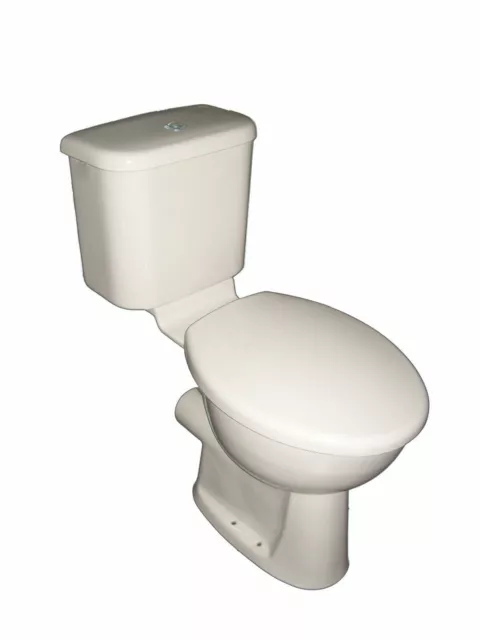 Doc M Comfort Raised Height Toilet WC Elderly Disabled Close Coupled Soft Close