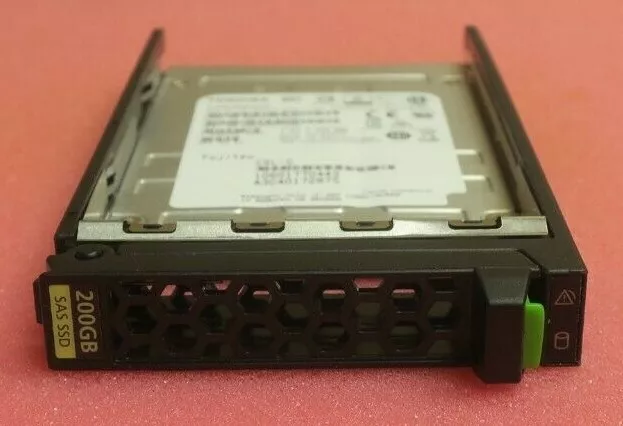Fujitsu 200GB 2.5" SAS 12Gb/s Hot-Plug SSD Solid State Drive S26361-F5298-L200
