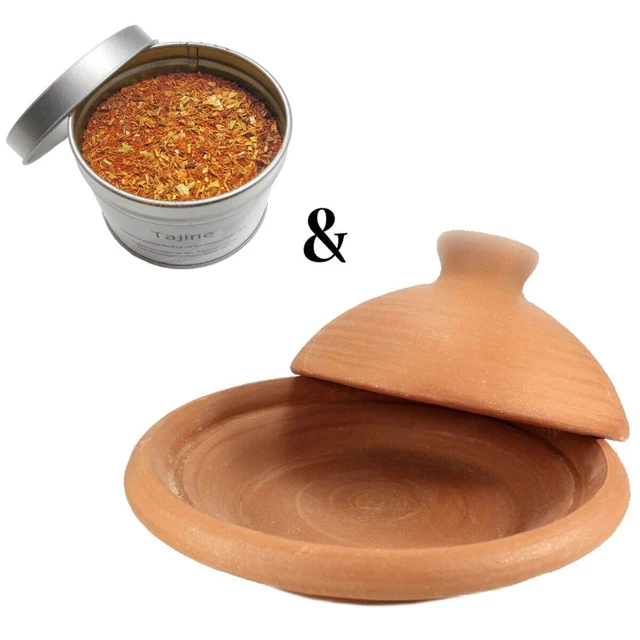 Olla marroquí Alibaba Tajine Tagine arcilla Marruecos 1-3 pers 28 cm para cocinar