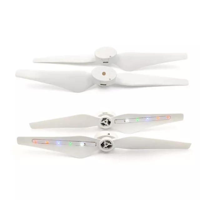 4x Self-Locking Propellers Prop LED Light for DJI Phantom 4 Drone Models