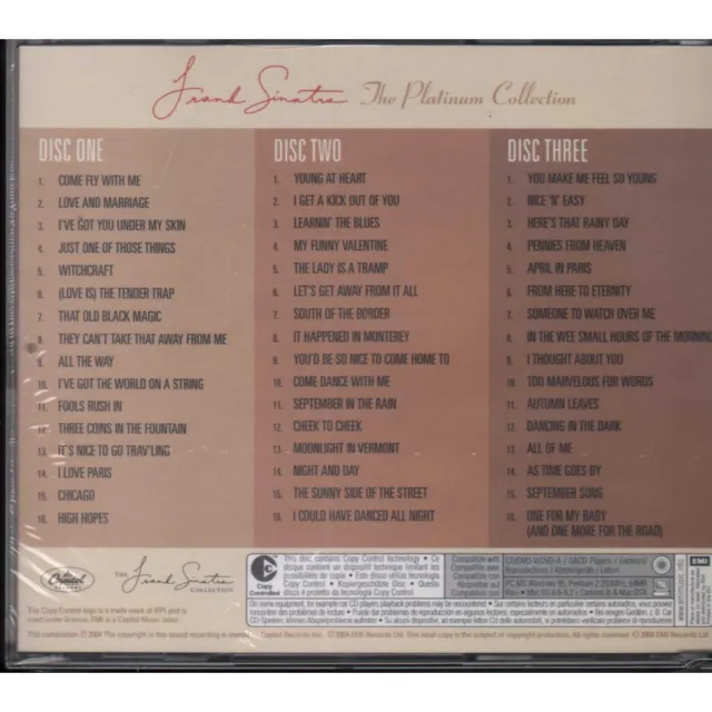 Frank Sinatra ‎CD The Platinum Collection/Emi – 724386476524 Versiegelt 2