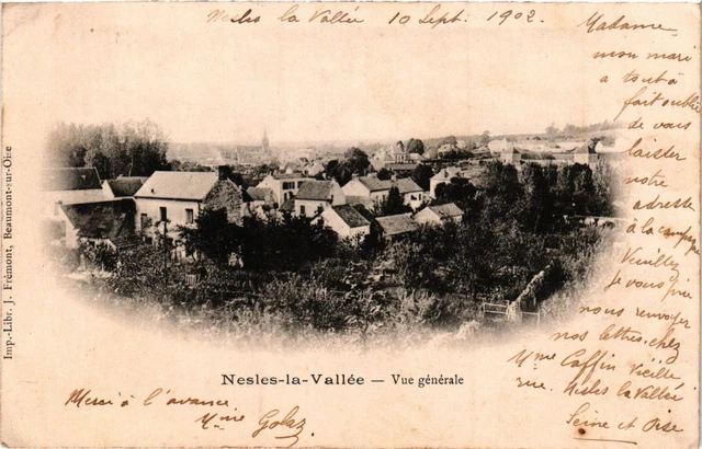 CPA NESLES-la-VALLEY - general view (350192)