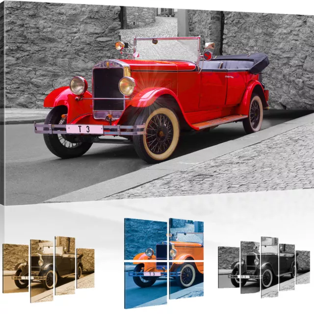 Bilder Oldtimer Auto Wandbilder auf Leinwand Pkw Kunstdruck