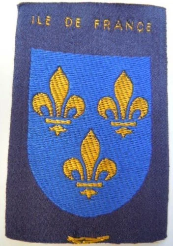 Blason ancien GAP Insigne Patch écusson imprimé carton tissu circa 1945