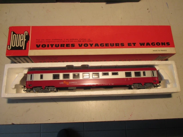 Voiture Restaurant Grill Express SNCF - Jouef HO Réf. 5482, état Excellent