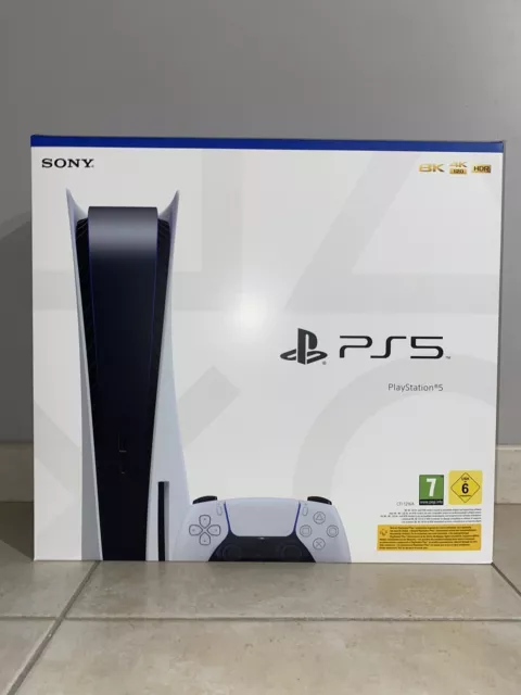 Sony PS5 Blu-Ray Edition Console - Blanc - 825GB/Go