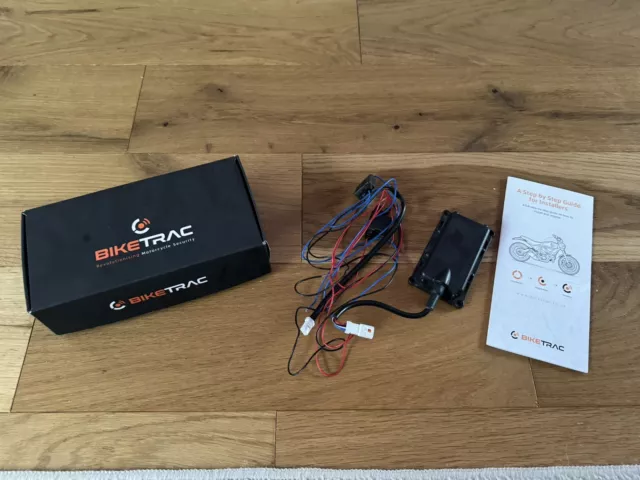 Road Angel Bike Trac Motorcycle Tracker Boxed With Wiring