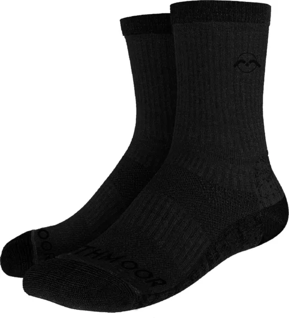 Rathmoor Merino Wool Winter Crew Compression Socks - Mens Womens