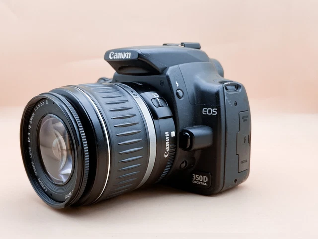 CANON EOS 350D SLR Camera with EF-S 18-55mm II Lens | Refurbished £104. ...