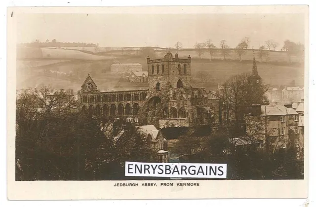 Jedburgh Abbey From Kenmore, Roxburghshire, Scotland. Postcard by Easton.
