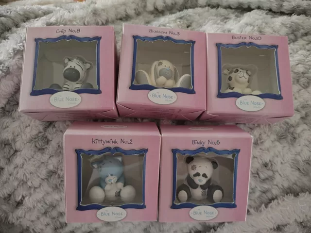 Me To You My Blue Nose Friends Bundle Of 5 Figurines New Boxed Sealed