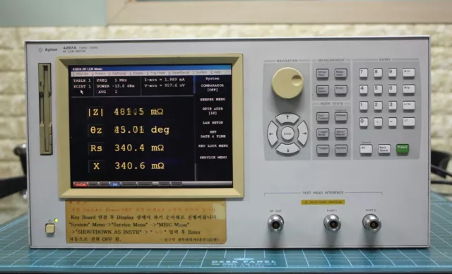 Keysight/Agilent/HP 4287A RF LCR Meter 1MHz- 3GHz opt 011