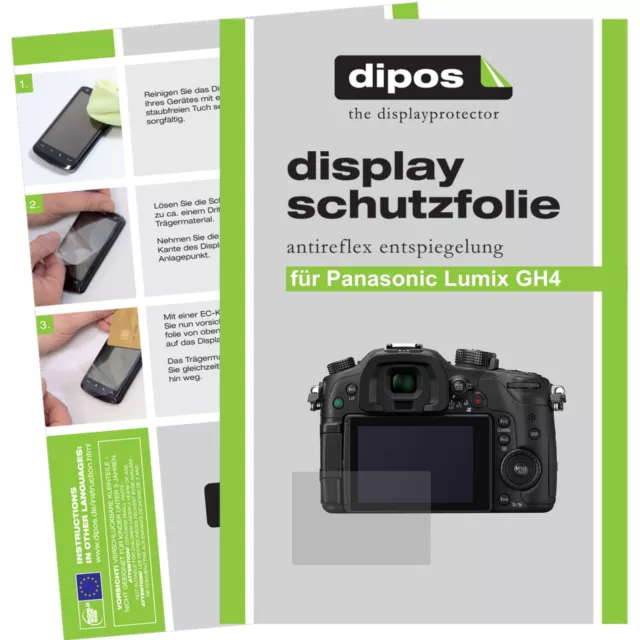 6x Schutzfolie für Panasonic Lumix DMC GH4 matte Displayschutzfolie Antireflex