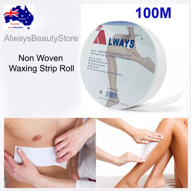 100M Roll Waxing Roll Hair Removal Depilatory Non Woven Wax Strip Rolls