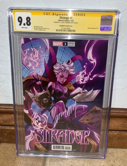 Strange #1 CGC 9.8 SS Signed J. Scott Campbell Marvel Comics Doctor Clea Variant