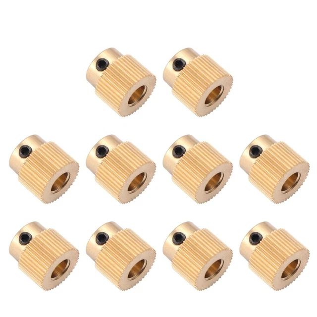 2GT Puleggia In Alluminio Per Stampante 3D – 16 Denti, Larghezza 6mm, Foro 3mm - 2