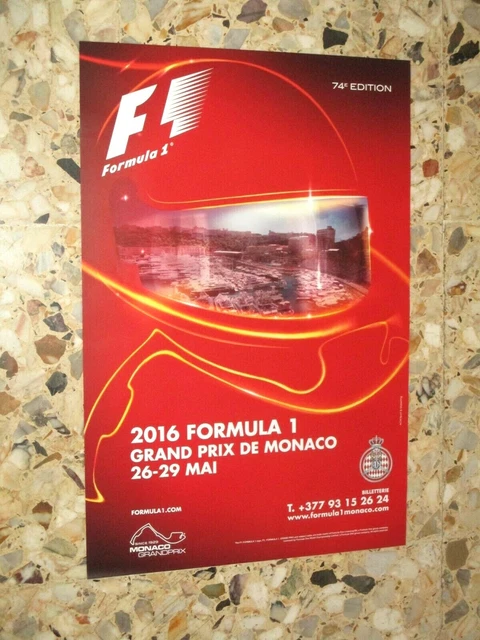 Affiche originale Grand Prix de Monaco F1 1967 - Michael TURNER