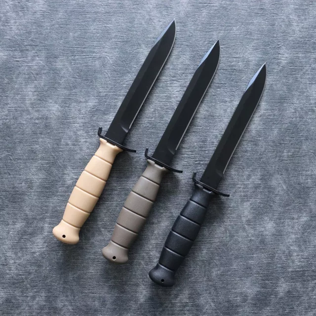 Combat Stabbing Knife Bayonet Army Military Straight Dagger Tactical Fighting