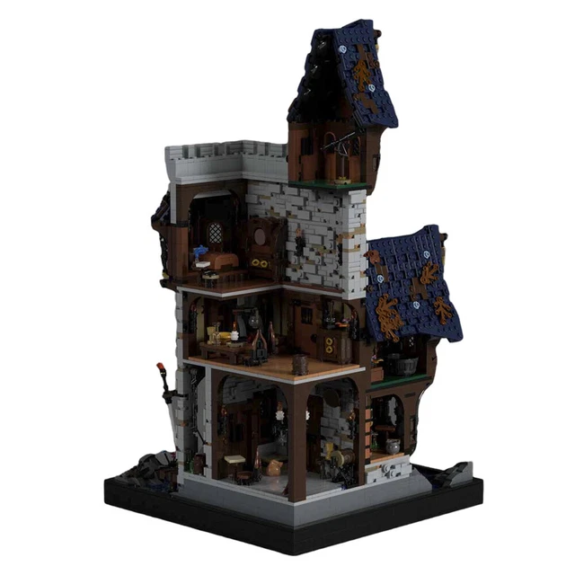 FLOATING CASTLE ON Pirate's Boat Ship Model 1988 pièces pour les 14 ans