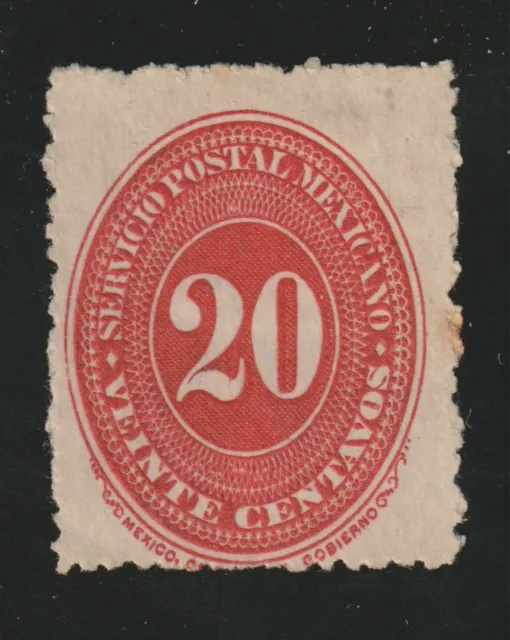 Mexico 1890 #220 Numeral of Value - MH