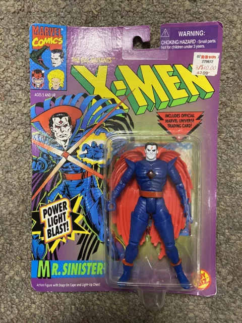 + Toy Biz 1996 Marvel Comics Evil Mutants X-Men Mr. Sinister Action Figure NIP S