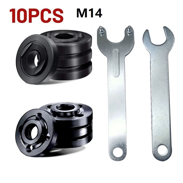 10 ud. Tuerca de brida M14 llave para Makita 9523 para Ryobi Wink