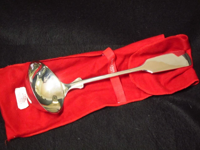 Robbe &Berking Alt Spaten Suppenkelle-Suppenschöpfer 925 Sterling Silber Besteck