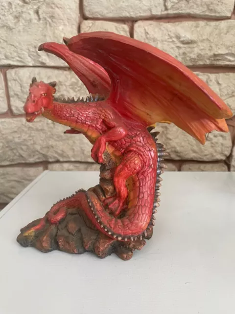 Figurine dragon rouge land of dragon occasion parfait état
