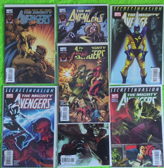 Marvel Comics Mighty Avengers VOL 1 2008-09 Lot of 7 Books Issues (9-11 &15-18)