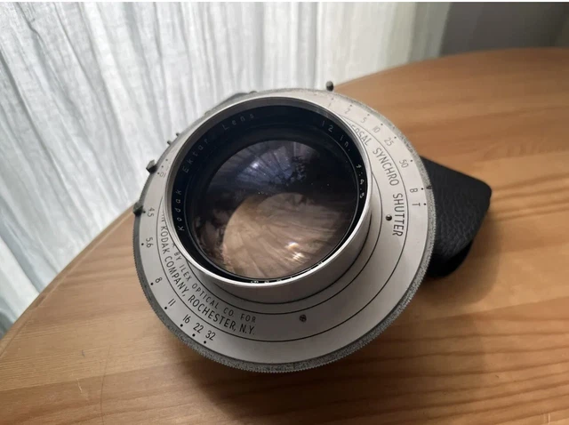 Kodak Ektar 12” f/4.5 lens in Ilex No. 5 Synchro Shutter