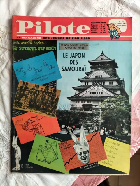 Periodique 1964 Pilote N° 227 Avec Son Pilotorama Asterix    ((T)