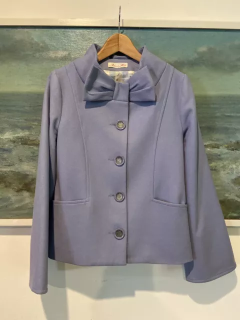 "Alannah Hill" Gorgeous periwinkle blue women’s Jacket Coat size 8