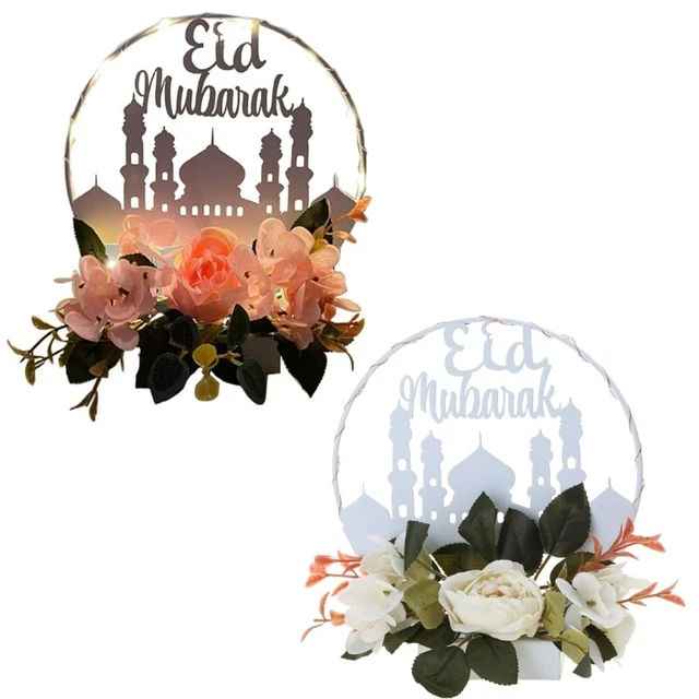 Table Ornament Eid Floral Night Light Decor for Wedding Party