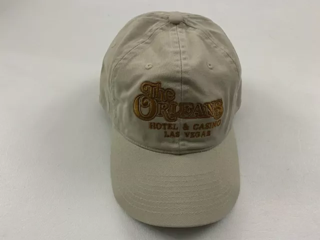 New Las Vegas The Orleans Hotel & Casino Beige Adjustable Baseball Hat One Size