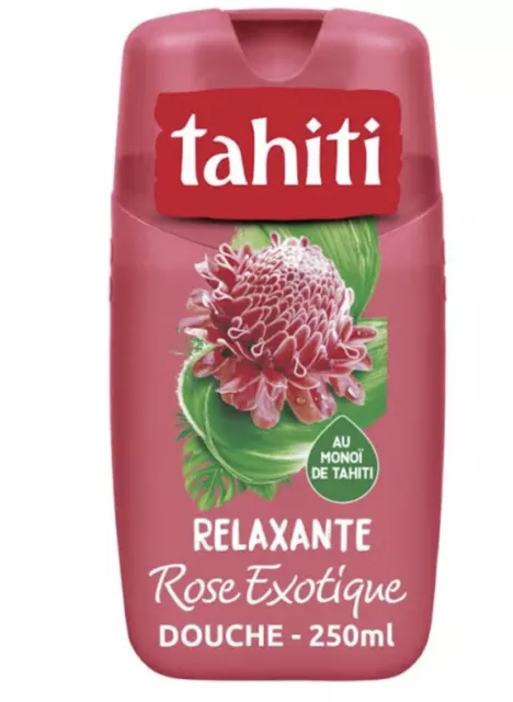 Lot de 4 gel douche TAHITI rose exotique  (250ml x 4)