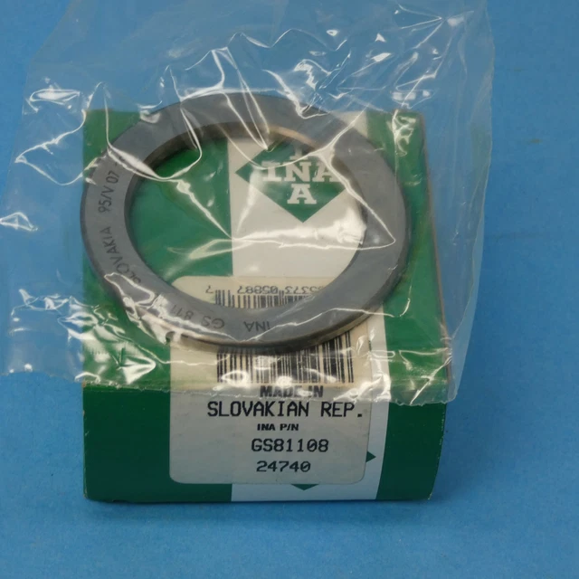 INA GS81108 Flat Race Bearing Thrust Washer 60 X 40 X 3.5 mm New