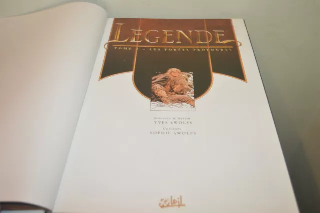 Livre Bd Swolfs Legende Les Forets Profondes Tome 2 Eo Soleil 2004 3