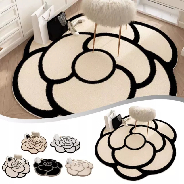 Manta de alfombra de flores estilo chino protege pisos fáciles de limpiar y mantener