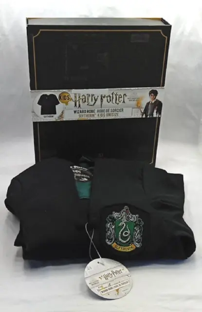 Cinereplicas Harry Potter Hogwarts Robe Slytherin XSKids Offizielle Lizenz