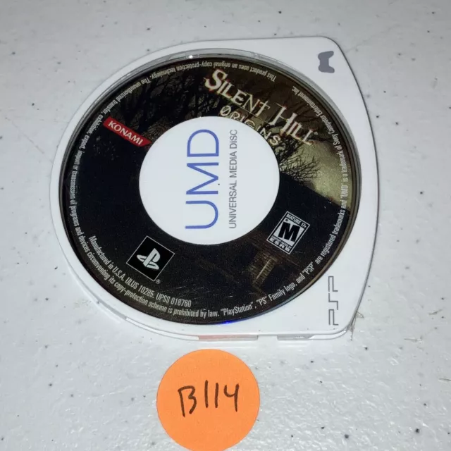 Silent Hill Origins (Sony PSP, 2007) Disc Only Tested And Working B114